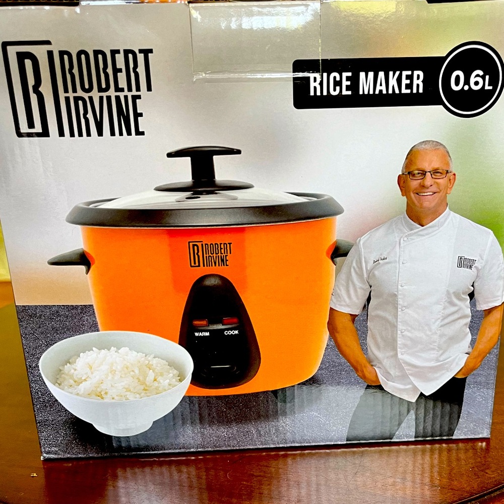 .06 Liter = 6 cup Robert Irvine Rice Maker.